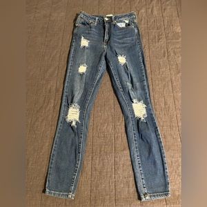 Forever 21 distressed jeans